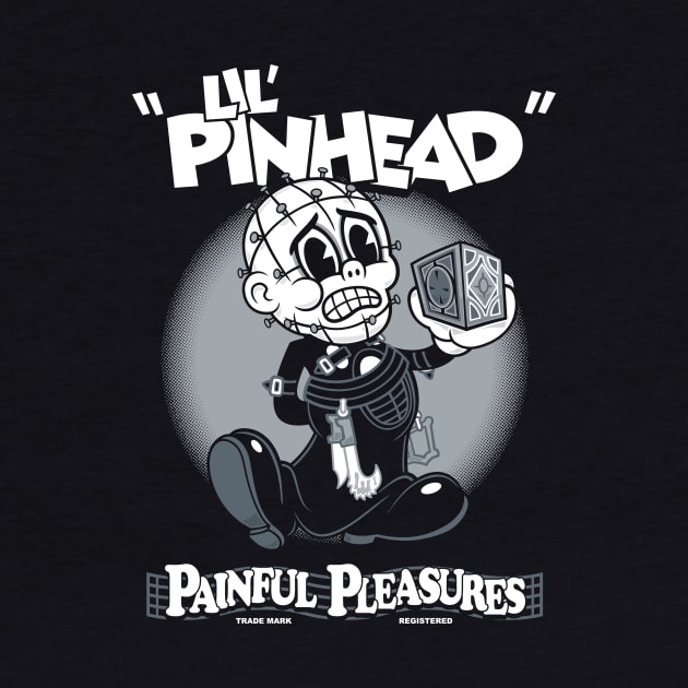 Lil Pinhead - Creepy Cute Vintage Cartoon Horror - Rubberhose by Nemons